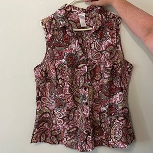 Sleeveless top size 22/24